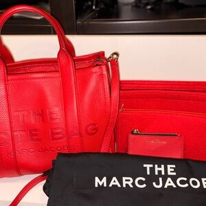 Marc Jacobs Vibrant Red Tote Bag